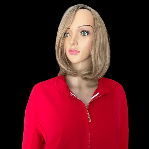 St. John red/black ivory jacket size S - Picture 9 of 15